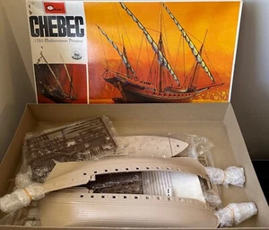 Chebec 1780 Mittelmeer Freibeuterschiff Modell 1/80 Segelschiff Vintage Neu - Bild 1 von 11