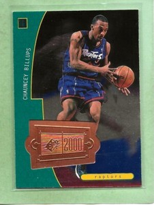 CHAUNCEY BILLUPS - 2000-01 SPx Finite - #157 (Serial #2793/4050) - Raptors