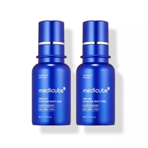 MEDICUBE ONE DAY Exosome Shot 2000 + 7500 AHA + BHA + PHA Pore Care Tightening - Picture 1 of 1