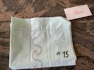 NUEVA ALMOHADA BOUDOIR PRATEST ~ AGUA/PÚRPURA 12x16 ORG $320 #75 - Imagen 1 de 3