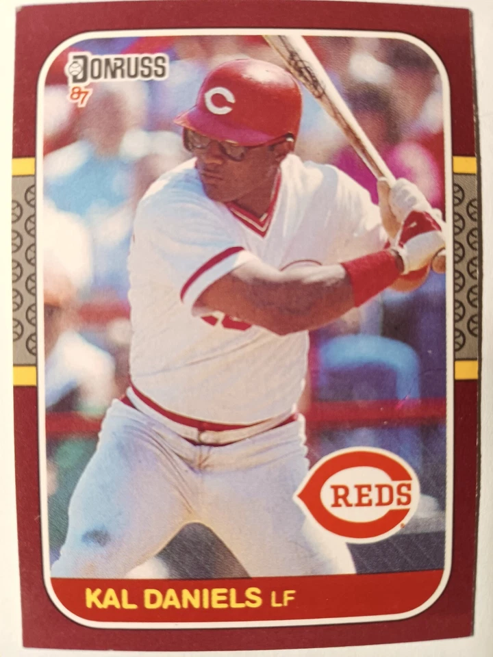 KAL DANIELS CINCINNATI REDS 1987 DONRUSS BASEBALL #192 - Image 1 of 1