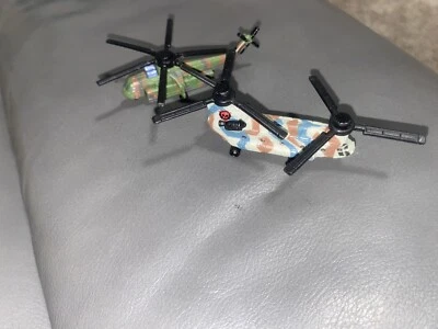1992 MICRO MACHINES MILITARY TERROR TROOPS BOEING CH-47 & 1993 Sky crane VTG - Image 1 of 4
