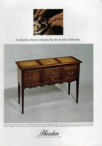 Harden 1978 aparador de cereza de muebles aparador anuncio original impreso en color - Imagen 1 de 1