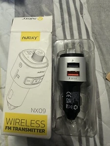 Nulaxy Bluetooth FM Transmitter für Auto QC3.0 Schnellladen Bluetooth Auto Adapter... - Bild 1 von 3