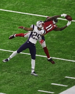Foto de fútbol americano de la NFL Julio Jones Super Bowl LI Catch Atlanta Falcons 8x10 - Imagen 1 de 1