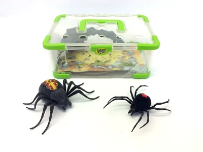 Used MOOSE Wild Pets TB14215 Tarantula ZURU Black Widow Battery Operated Spiders - Image 1 of 4