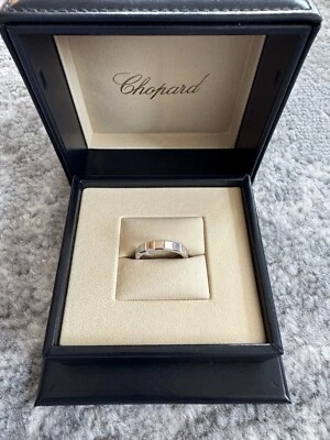 Anillo Cubo de Hielo Chopard - Oro Blanco 18k Talla 7.5 (56) - Sku 829834 Foto 1 de 4