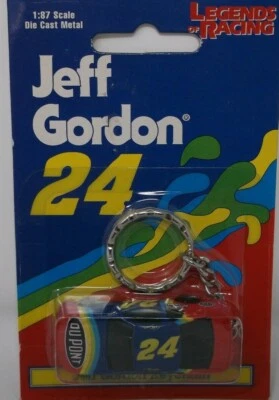 Atlas Legends of Racing Jeff Gordon #24 1:87 Die Cast Metal Key chain - Image 1 of 2