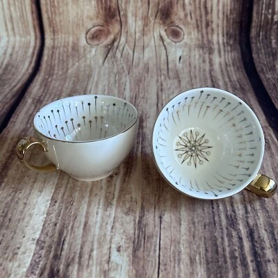 Juego de 2 tazas de té Anthropologie Catherine Martin Starry Night SIN PLATILLOS Foto 1 de 4