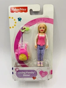 Neu Fisher Price liebevolle Familie amerikanisches Puppenhaus Puppen Schwester Tochter - Bild 1 von 2