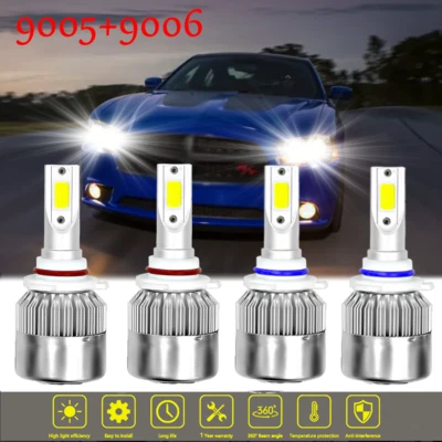 Faros LED de alta potencia para Dodge Charger 2006 2007 2008 2009 2010 4 piezas EE. UU. Foto 1 de 4