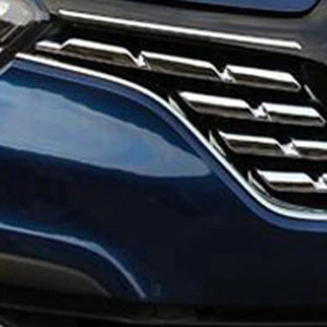 Chrome Front Grilles Grille Guard Cover Trim For Renault Kadjar 2016 2017 2018 - Bild 1 von 7