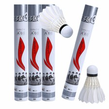Badminton Feather Goose 15 Pcs Set Professional Shuttlecocks Training Birdies