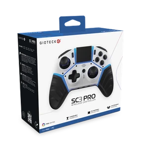 Gioteck SC3 PRO Wireless Controller - Weiß/Schwarz - Neu & OVP - Picture 1 of 2
