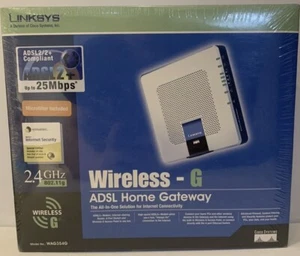 Linksys WAG354G 4-Port ADSL Wireless G Router Home Gateway - NEW SEALED BOX - Picture 1 of 2