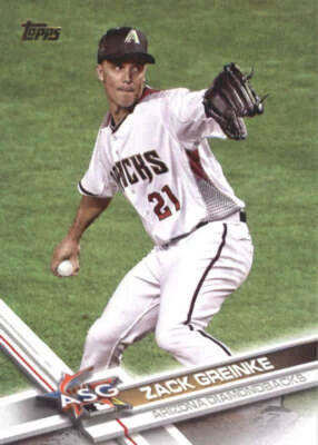 2017 Topps Update #US130 Zack Greinke NM-MT Diamondbacks ID:3553 - Image 1 of 2