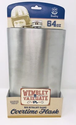 Puerta Trasera Wembley Gran Rivalidad Juego Tiempo Extra Frasco. 64 oz. Nuevo Foto 1 de 2