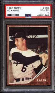1962 Al Kaline Topps #150 PSA VG-EX 4 - Bild 1 von 1