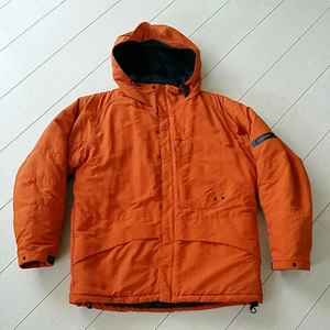 Spiewak Fooded Jacket Coat Medium Orange Gift From Japan - Picture 1 of 10