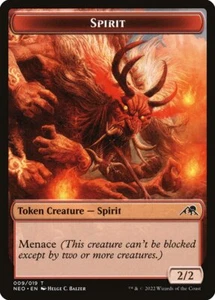 Spirit Token (009) Kamigawa: Neon Dynasty NEO MTG Magic - Picture 1 of 1