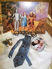 The Wizard of Oz 3 piece set Litho Tin Sign, Vintage Silk Necktie, Collectbl Tin