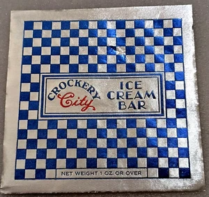 Crockery City Eis Milchprodukte Liverpool Ohio Folienverpackung Neu aus altem Lagerbestand Neu 1940er? - Bild 1 von 3