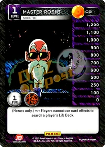 DBZ Dragon Ball Z TCG Panini Movie Collection C2 Master Roshi, Scouted Foil - Picture 1 of 1
