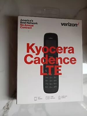 Kyocera Cadence S2720 Verizon Wireless Locked 4g LTE Camera Flip Phone *Sealed - Image 1 of 2