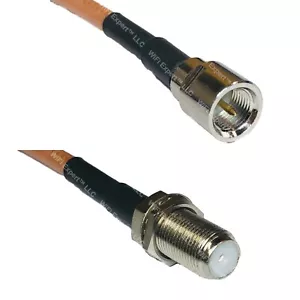 RG400 FME MALE to F FEMALE RF Cable FAST-SHIP LOT - Picture 1 of 1