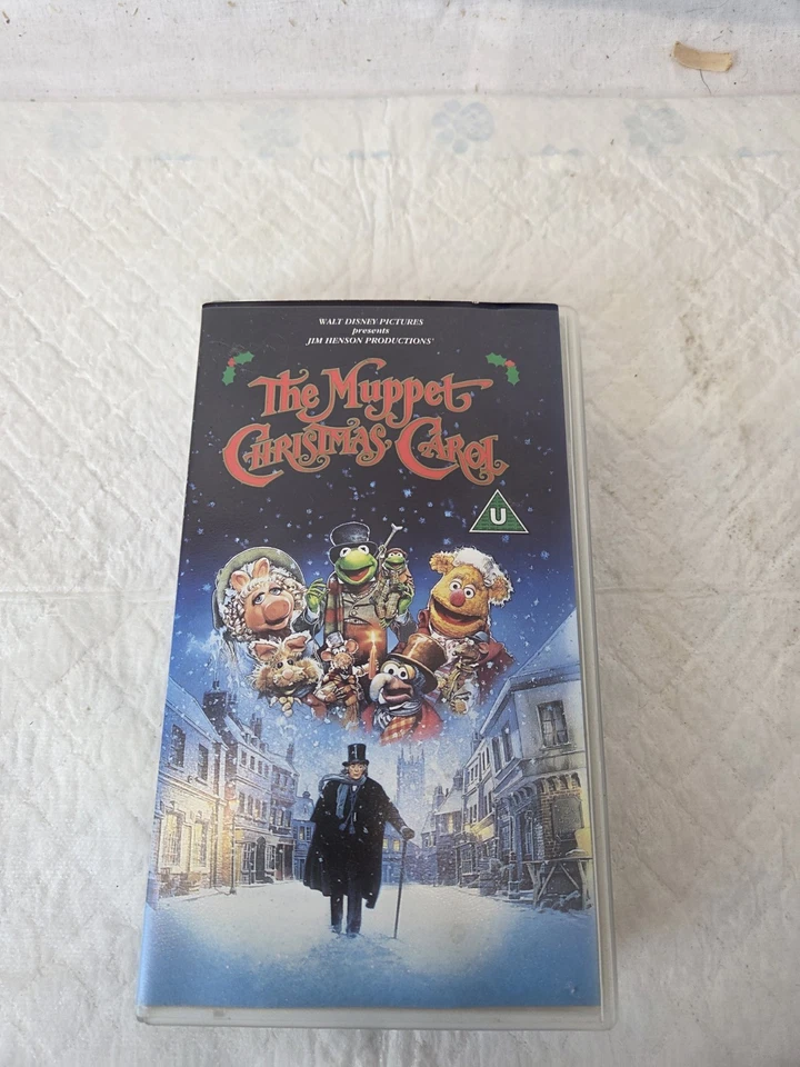 The Muppet Christmas Carol VHS 1993 Jim Henson Walt Disney Pictures untested  - Image 1 of 4