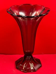 Grand vase cornet ferre fumé - superbe de couleur et d'état  30 cm "1970 - Bild 1 von 4