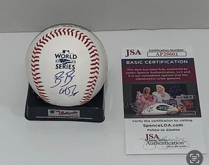 BUN B SIGNED 2022 WORLD SERIES BASEBALL HOUSTON ASTROS UGK JSA COA - Picture 1 of 1