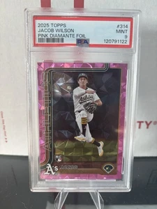 2025 Topps Serie 1 - Jacob Wilson #314 Lámina Diamante Rosa (RC) - Imagen 1 de 2