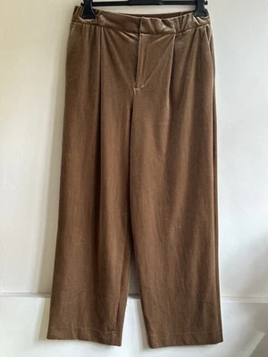 Pantalón Journal Estándar Terciopelo Talla EU40 UK 12 Marrón Dorado Foto 1 de 4