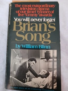 VINTAGE 1972 "BRIAN'S SONG" THE SCREEN PLAY - PAPERBACK - CLIPPING ABOUT SAYERS - Bild 1 von 24