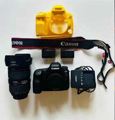 Canon EOS 6D Mark II 26,2 MP DSLR + EF 24-105mm f/4L IS II USM Lens Kit - Image 1 of 4