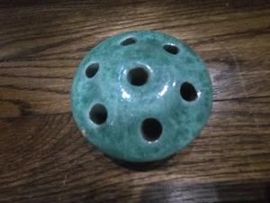 Rare Antique Green Haeger Ceramic Flower Frog - Picture 1 of 5