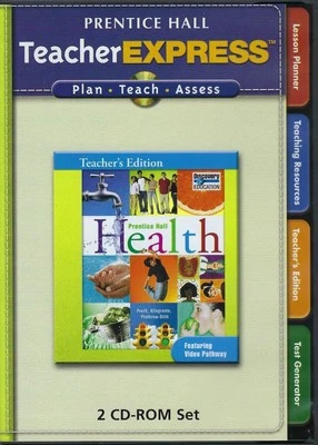 HEALTH  "TEACHER EXPRESS" (2 CD ROM set) *PLAN - TEACH - ASSESS* (Prentice Hall) - Image 1 of 4