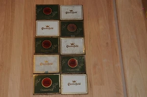 Vintage Chesterfield und Lucky Strike Zigaretten leere Metalldosen 10 Dosen* - Bild 1 von 19