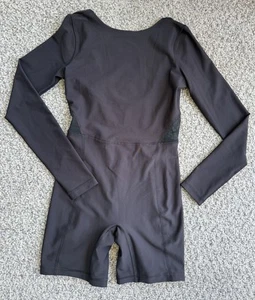 Black Long Sleeve Biketard Leotard By “Old Navy “ Sz XS Power Soft - Picture 1 of 5