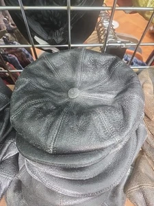 Cow Hide Baker Boy And Flat Caps (Gladwin Bond Hatters) - Picture 1 of 5