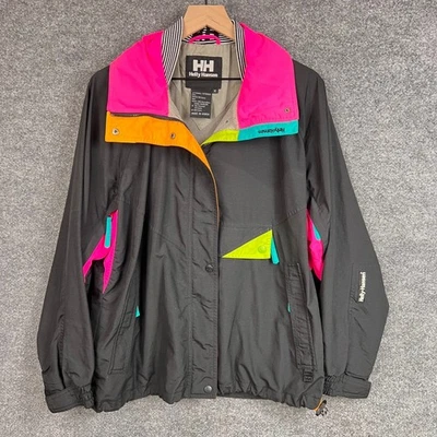 Vintage Helly Hansen Windbreaker Jacket Color Block 90s Retro Mens M - Image 1 of 4