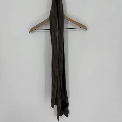 Fossil 100% Cotton Green Knit Scarf Women’s.  - Image 1 of 4