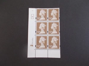 GB 2000 £5 Recess de La Rue High Value Cylinder Block of 6 Cyl 1 no dot 4 U/M - Picture 1 of 1