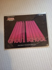 Ghoul School Nintendo NES Instruction Manual Only