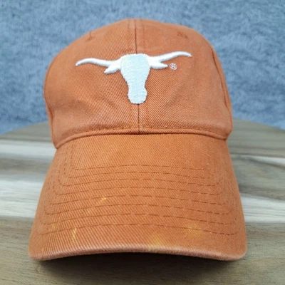 Texas Longhorns Hat Cap Strap Back Orange White College Football Starter Mens  - Image 1 of 4