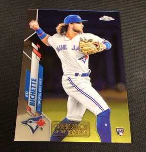 Topps Chrome Celebration Of The Decades 2020 Bo Bichette Rookie SSP Blue Jays - Imagen 1 de 2