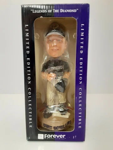 FOREVER COLLECTIBLES "LEGENDS OF THE DIAMOND" CURT SCHILLING BOBBLE HEAD Cover
