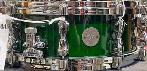 Tama Starphonic Snaredrum in ""Emerald Figured Maple"" - 14x5" lmtd Edition - Picture 1 of 8