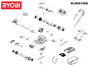 Ryobi RLM4614SE Lawnmower Spare Parts - Picture 1 of 1